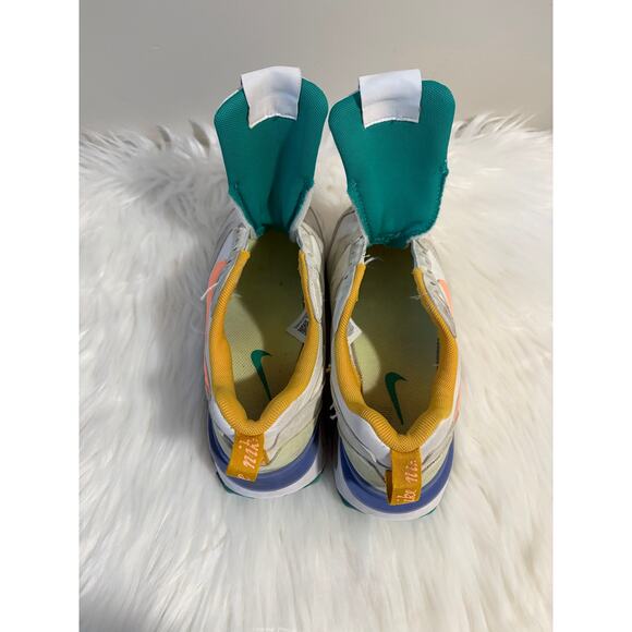 Women's Nike Air Max Dawn Sneakers in White/Orange- FAIR CONDITION, size 5 - Picture 4 of 9